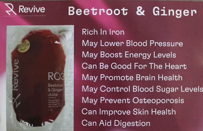 Revive shot drinks